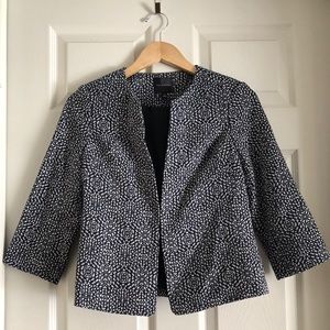 Limited Navy and White Blazer